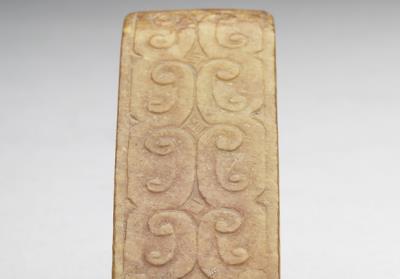 图片[2]-Jade scabbard slide with animal pattern, Yuan dynasty (1271-1368)-China Archive